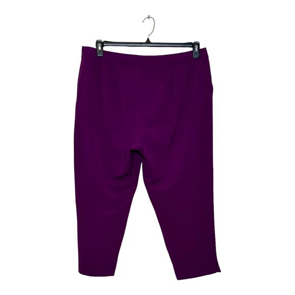 Jessica London magenta purple cropped pants size 16 - Picture 9 of 11